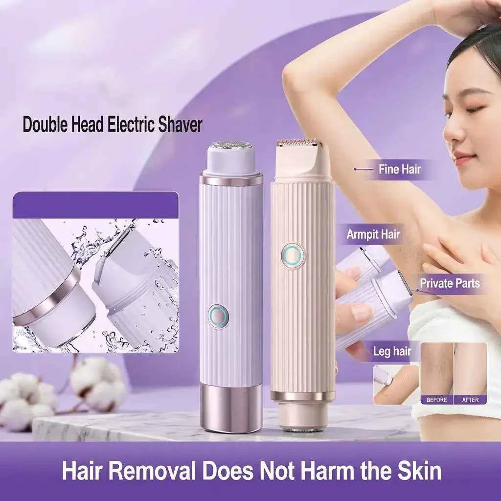 2-in-1 Women's Electric Body Hair Remover