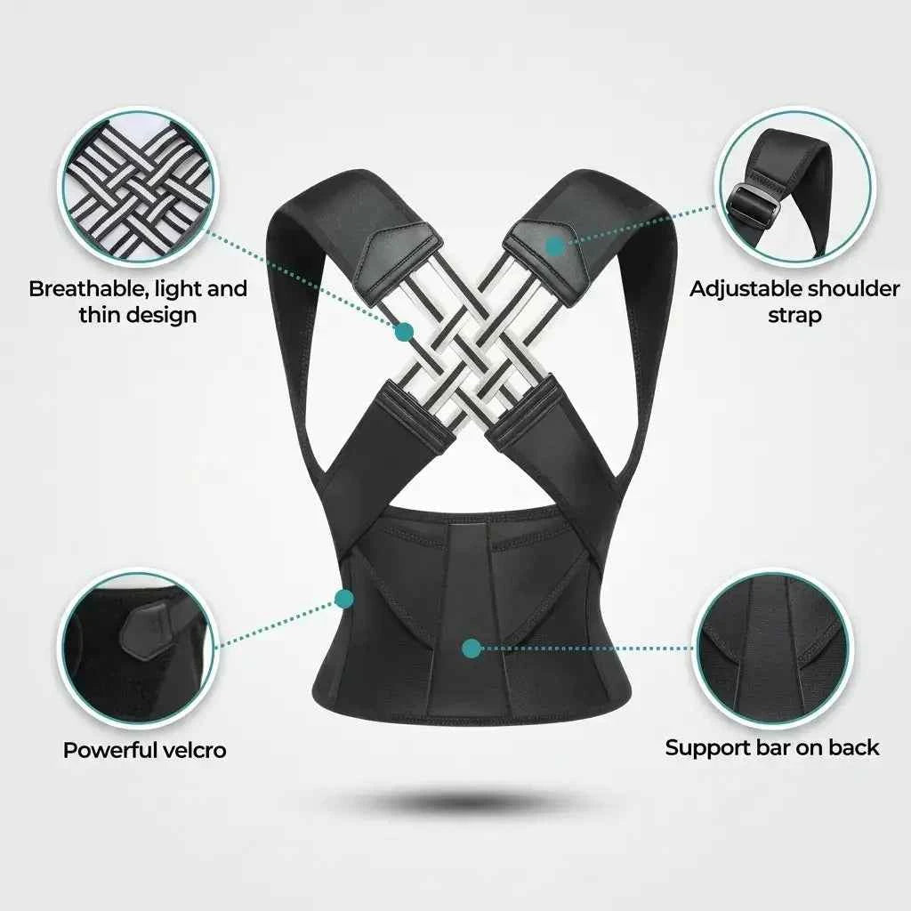 Posture Corrector Belt | Back Pain Relief for Men & Women