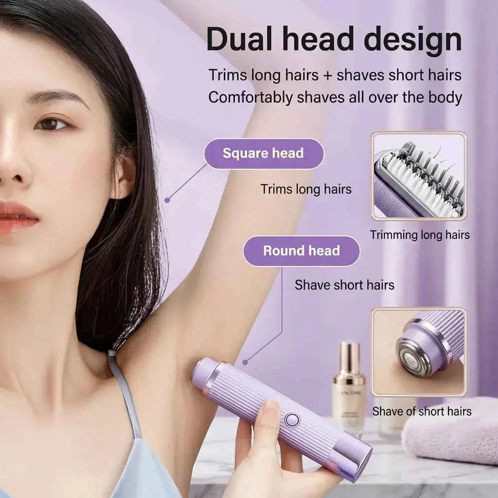 2-in-1 Women's Electric Body Hair Remover