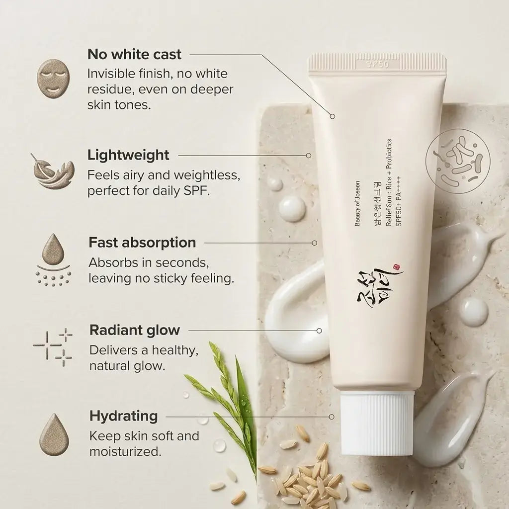 Beauty of Joseon Relief Sun Rice + Probiotics SPF 50+ PA++++ | Korean Sunscreen 50ml
