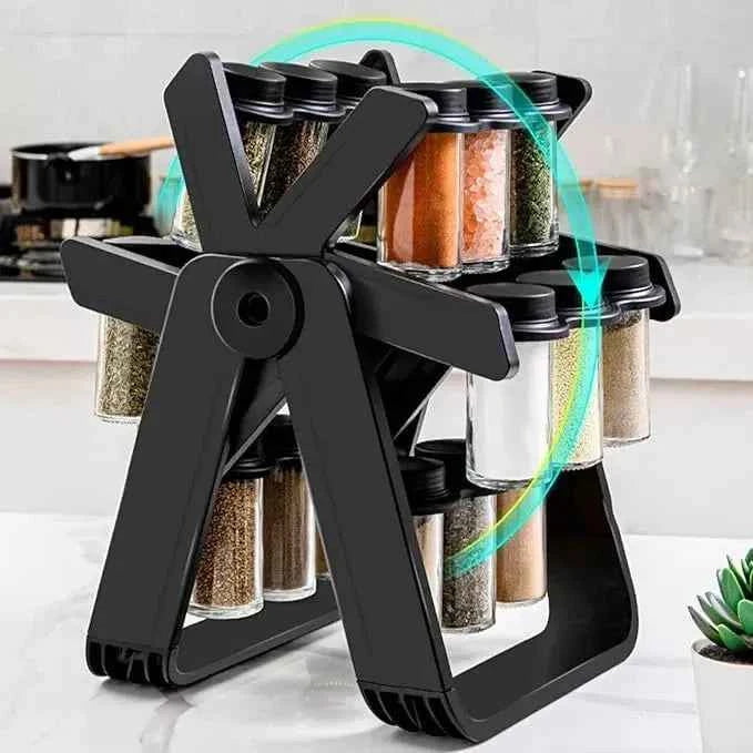 18 Jar Rotating Spice Rack