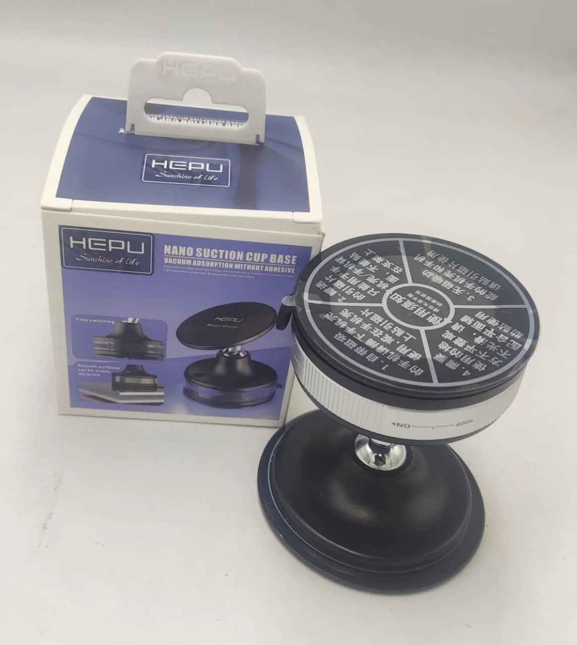 Hepu - Suction Cup Magnetic Phone Holder