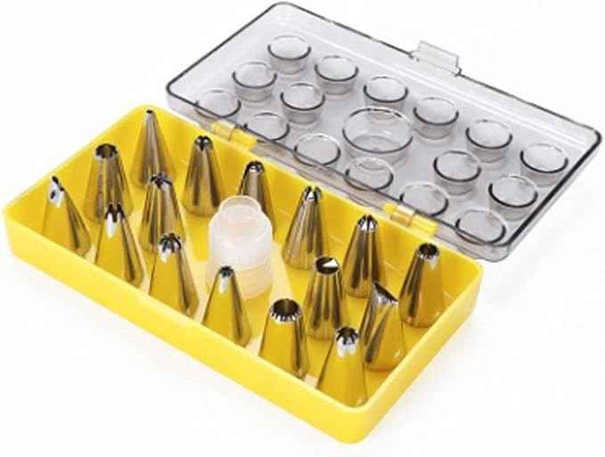 18 In 1 Cake Decorating Stainless Steel Nozzles (18pc)